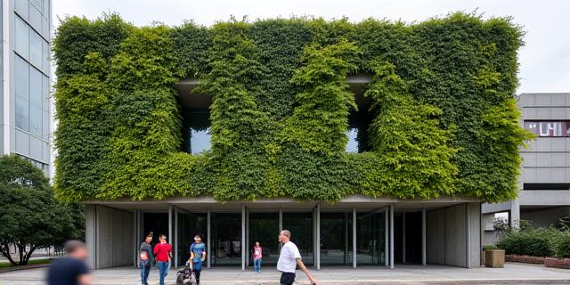 Jardín Vertical Biblioteca Virgilio